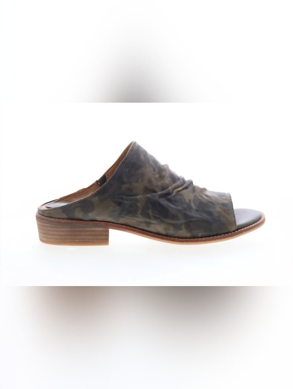 SOFFT Netta Camo Fairy Grunge Whimsygoth Leather Open-Toe Slide Sandals